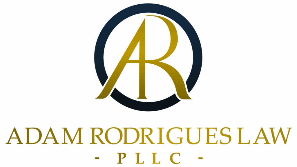 Stacked, Adam Rodrigues Law logo